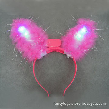 Flashing rabbit ears (pink or black)